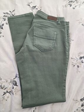 H&M Skinny Jeans in Sage Green